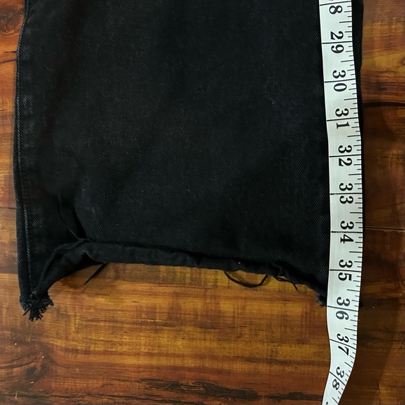 Cotton on Black Long Wide Leg Jean - Picture 6 of 7